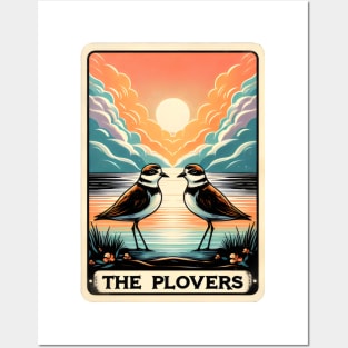 The Piping Plovers Bird Watcher Lovers Funny Tarot Card Pun Posters and Art